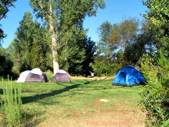 Camp Lotus Campground, River Runners lotus campground, south fork, american river