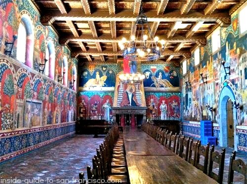 The Great Hall great hall, castello di amorosa