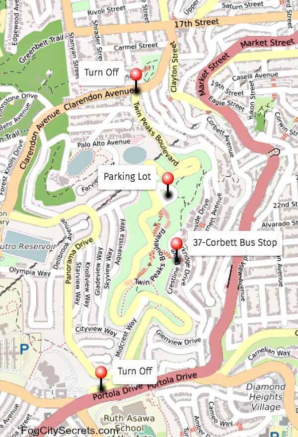 Twin Peaks San Francisco; The Best San Francisco View!