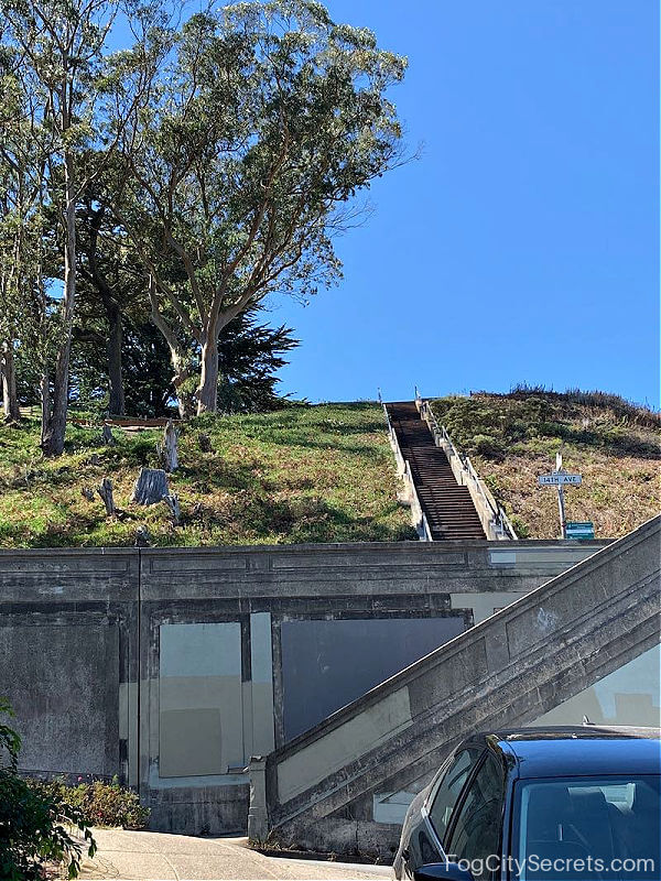 Back stairs to Grandview Park on 14th Avenue