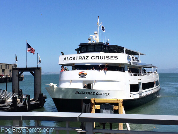 Alcatraz ferry at Pier 33, Alcatraz Landing