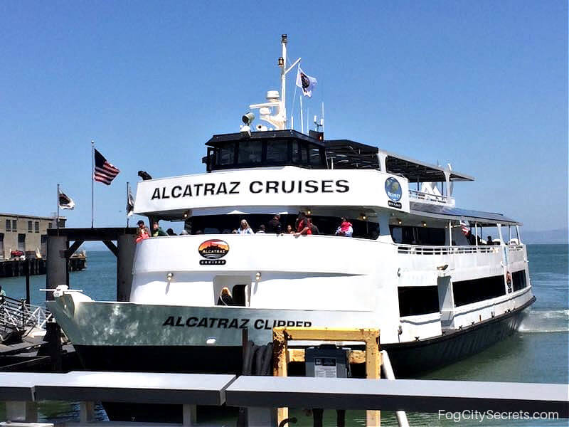 alcatraz ferry at Pier 33 San Francisco