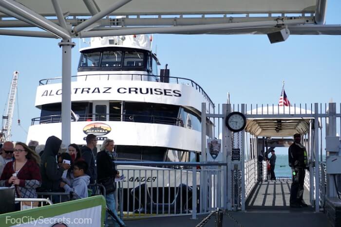 Boarding the Alcatraz Ferry at Pier 33