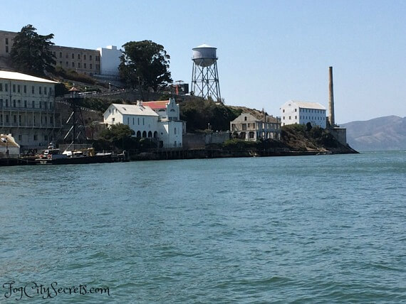View of ALcatraz Island from the sailboat tour