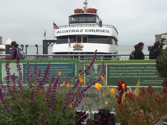 Alcatraz ferry at Pier 33
