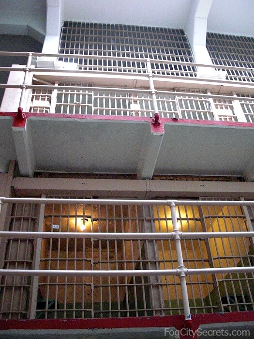 Alcatraz Cell Tiers Alcatraz prison cell tiers