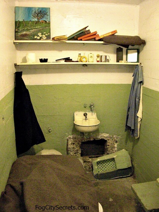 Cell Used for Alcatraz Escape Escape Cell, Alcatraz prison tours