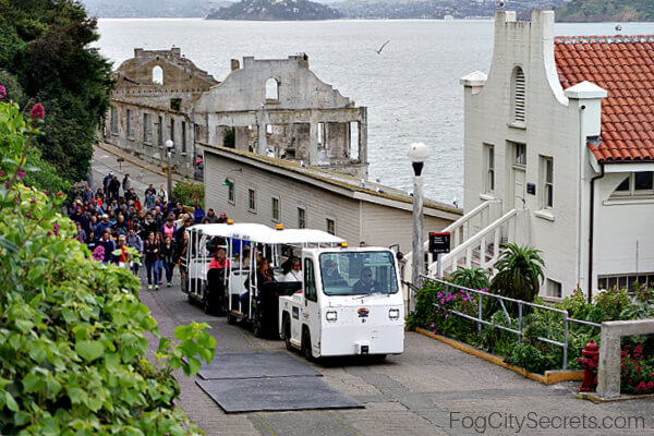 SEAT tram, Alcatraz disabled transportation