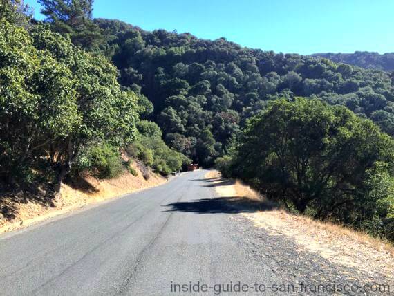 Angel Island long grade in perimeter road Angel Island long grade in perimeter road