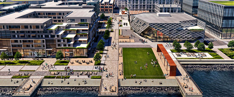 Artist's rendering of Pier 30/32 plan