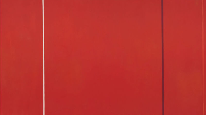 Barnett Newman painting, Vir Heroicus Sublimis