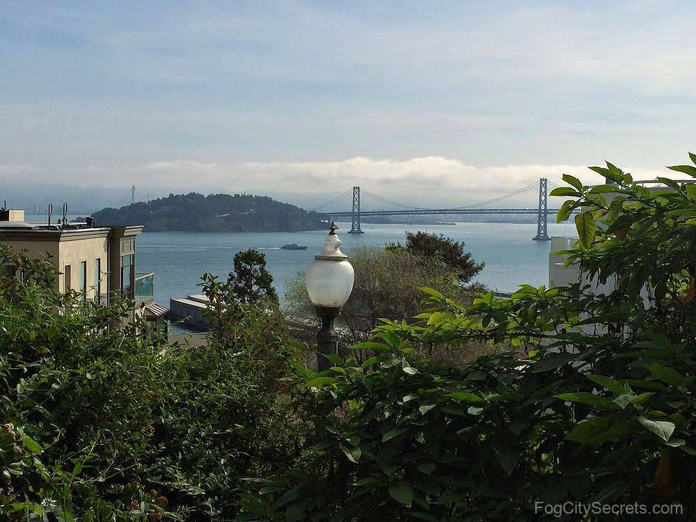 East Bay view from the Filbert Steps
