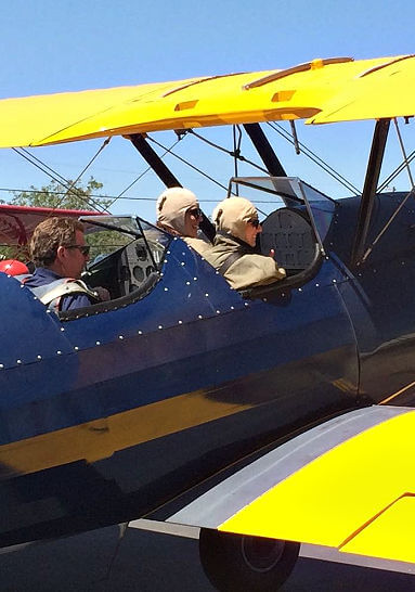 Biplane ride Sonoma County