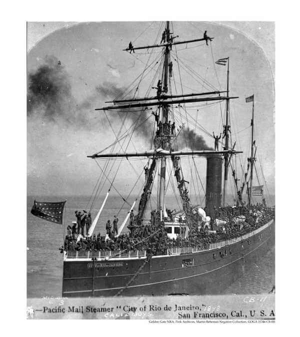 SS Rio de Janeiro 1898 Spanish American War SS Rio de Janeiro 1898 Spanish American War