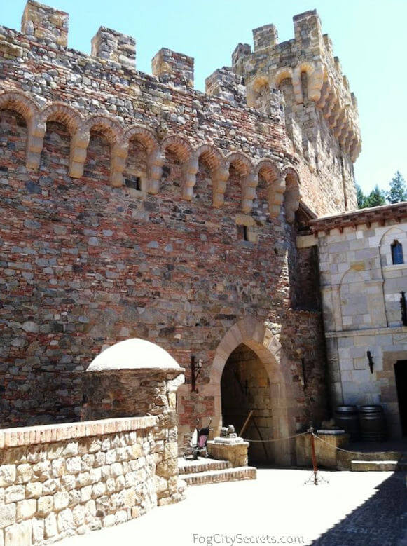 Castello di Amorosa doorway Castello di Amorosa doorway