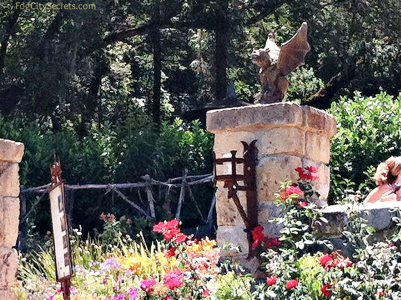 Gargoyle at the Castello di Amorosa winery