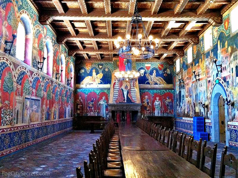 Medieval Great Hall at Castello di Amorosa winery