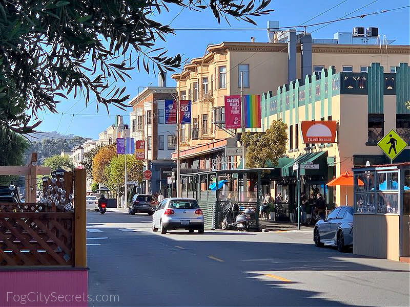 Chestnut Street shops San Francisco Marina District