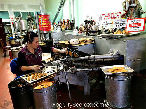 Fortune Cookie Factory in San Francisco Chinatown