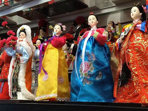 Chinese dolls for sale in SF Chinatown