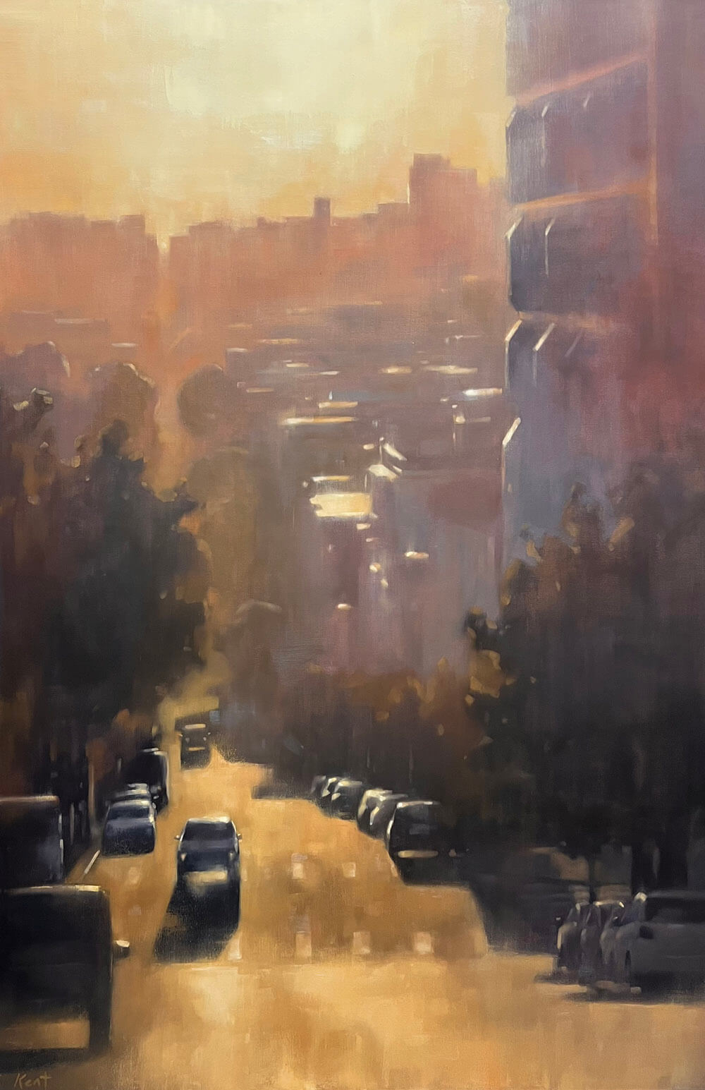 Pacific Heights at Golden Hour by Christina Kent