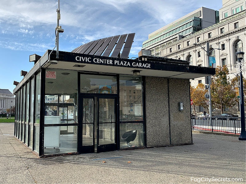 Entrance to the Civic Center Garage in San Francisco