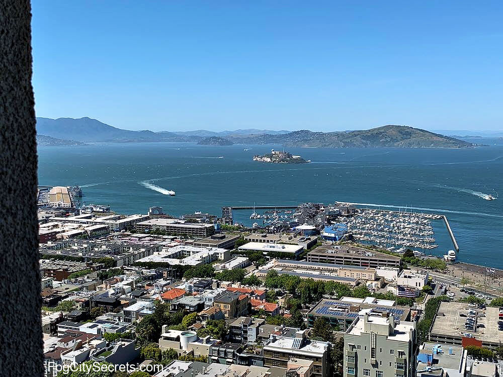 View of Alcatraz from Coit Tower