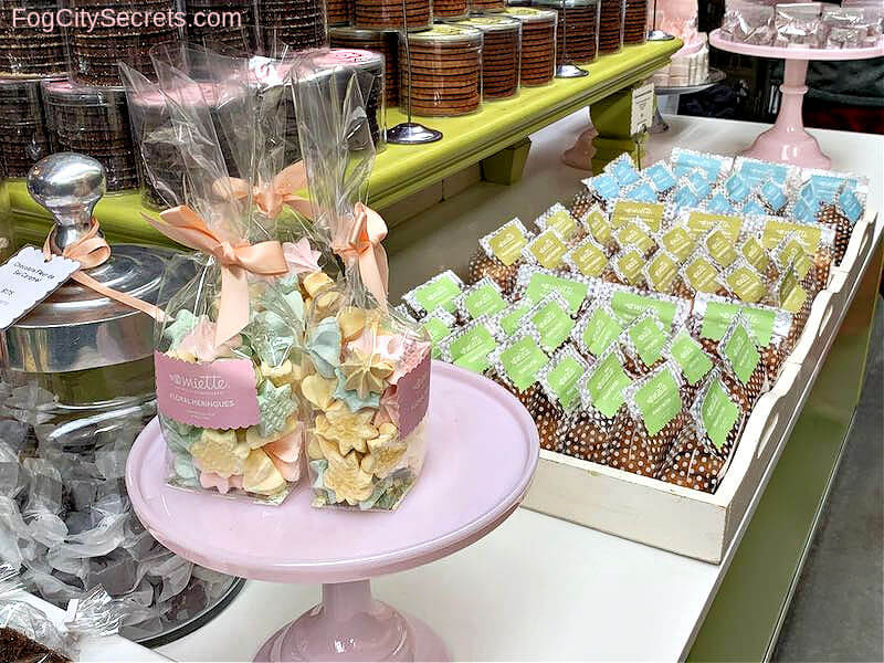 Sweet confections for sale Sweet confections for sale in the Ferry Building