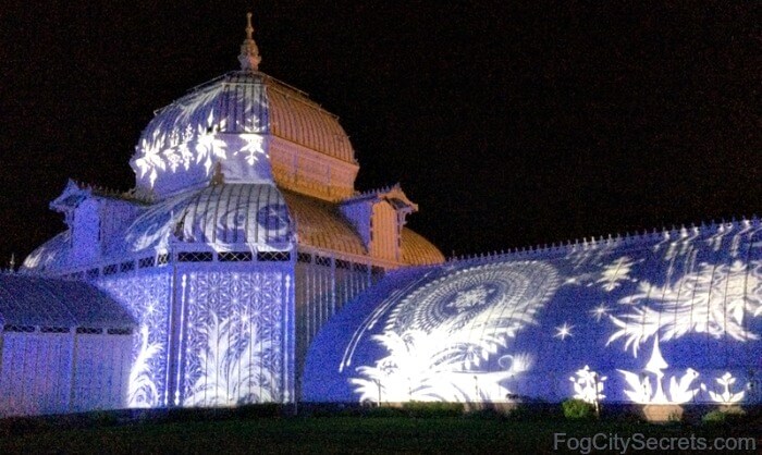 Conservatory of Flowers Night Bloom, Winter Lights show