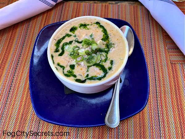 Crab Bisque Chowder at the Blue Mermaid Crab Bisque Chowder at the Blue Mermaid
