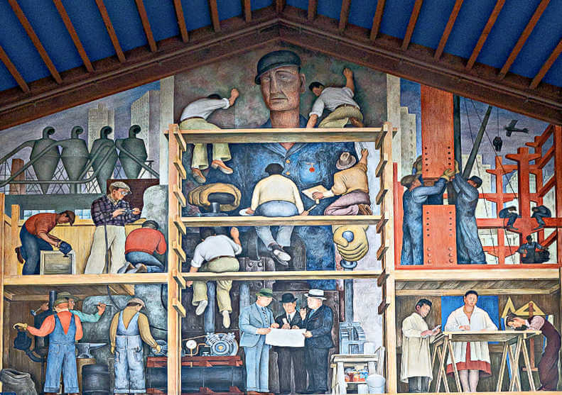 Diego Rivera The Making of a Fresco SF Art Institute