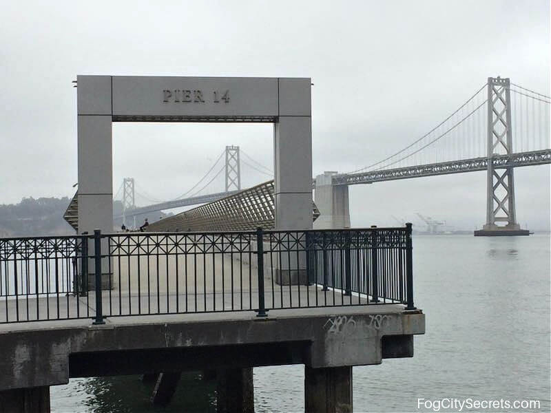 Entrance to Pier 14 in San Francisco