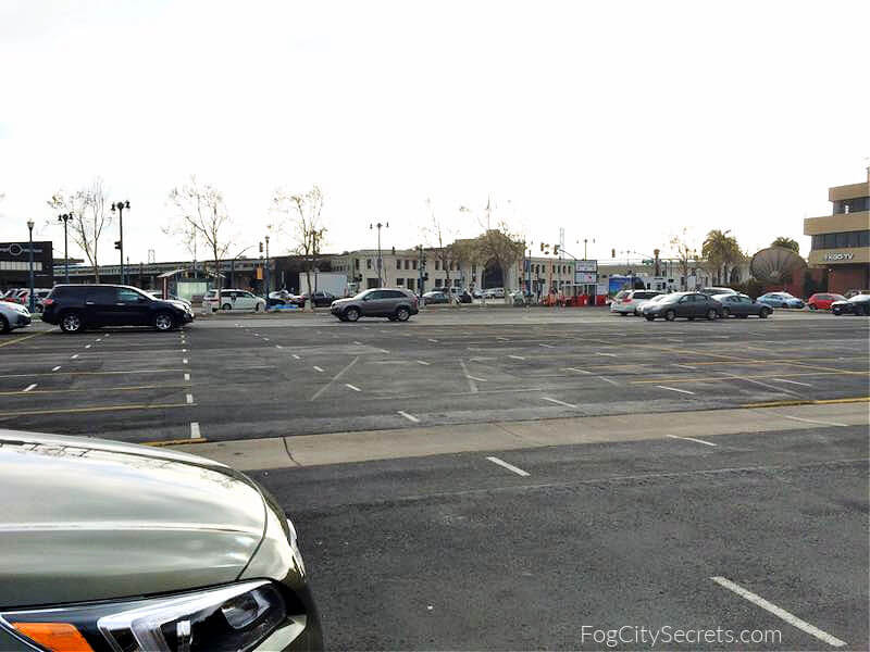 Parking lot across the street from the Exploratorium, San Francisco