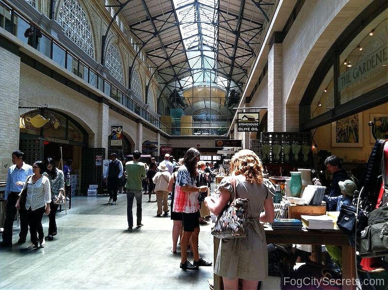 Shops inside the SF Ferry Building Shops inside the SF Ferry Building