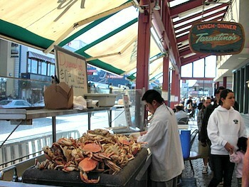 Crab stand at Fisherman's Wharf