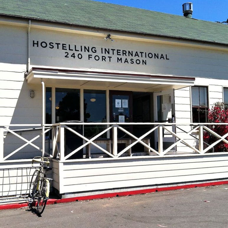 Entrance to Fort Mason Hostel