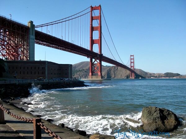 Fort Point and the Golden Gate Bridge