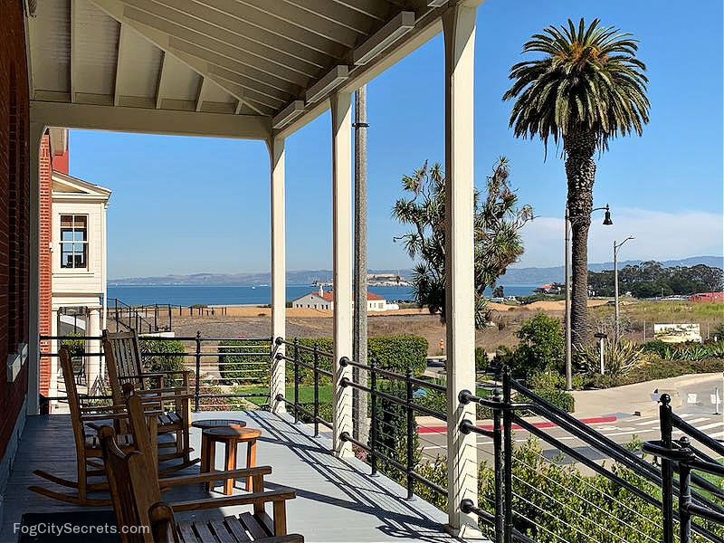 View from front porchof the Lodge, Presidio San Francisco