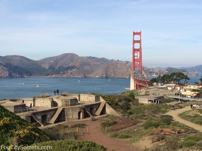 View of Golden Gate Bridge from Golden Gate Outlook