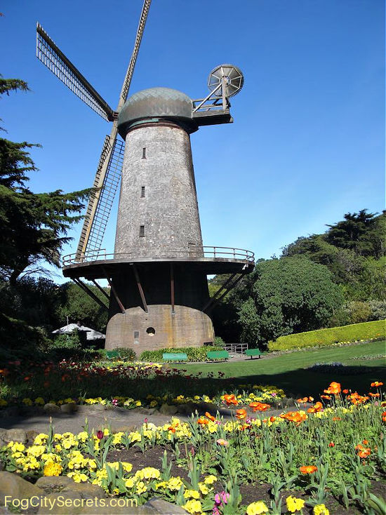 Dutch windmill in Golden Gate Park Dutch windmill in Golden Gate Park