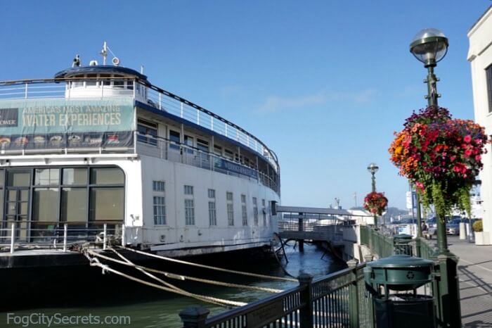 Hornblower Landing, Pier 3 San Francisco, San Francisco Belle at dock.