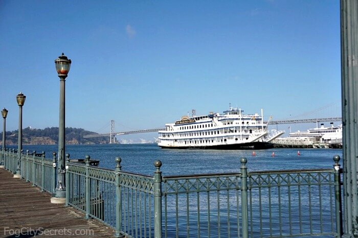 View of the San Francisco Belle from Pier 7