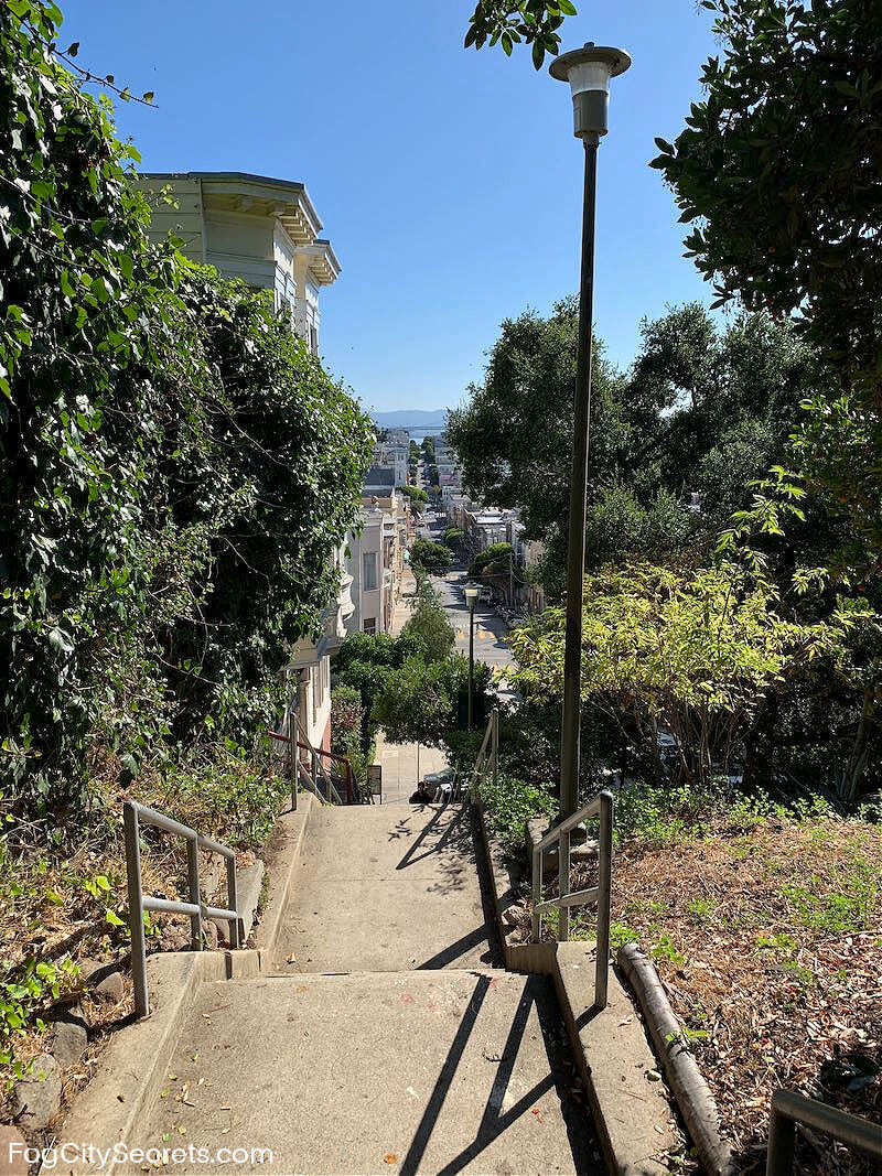 Ina Coolbrith last stairs