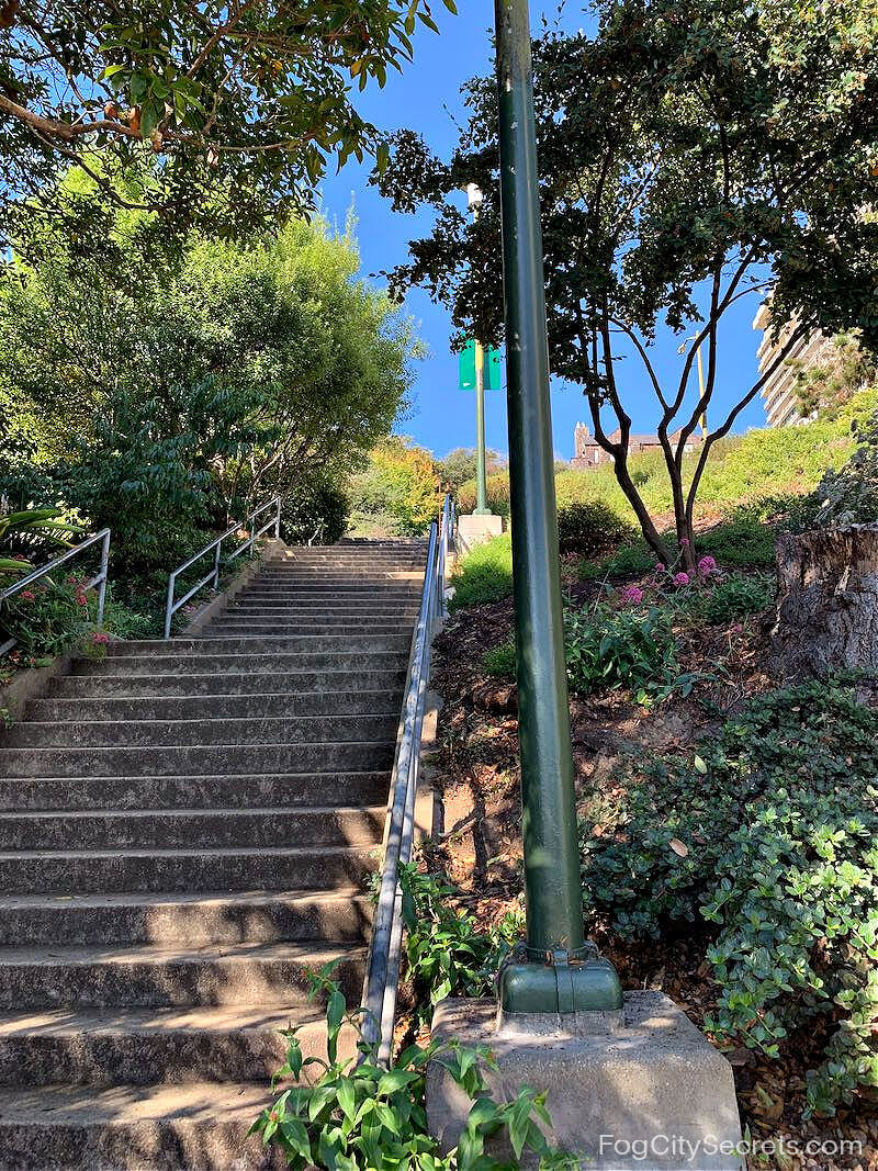 Ina Coolbrith Park stairs