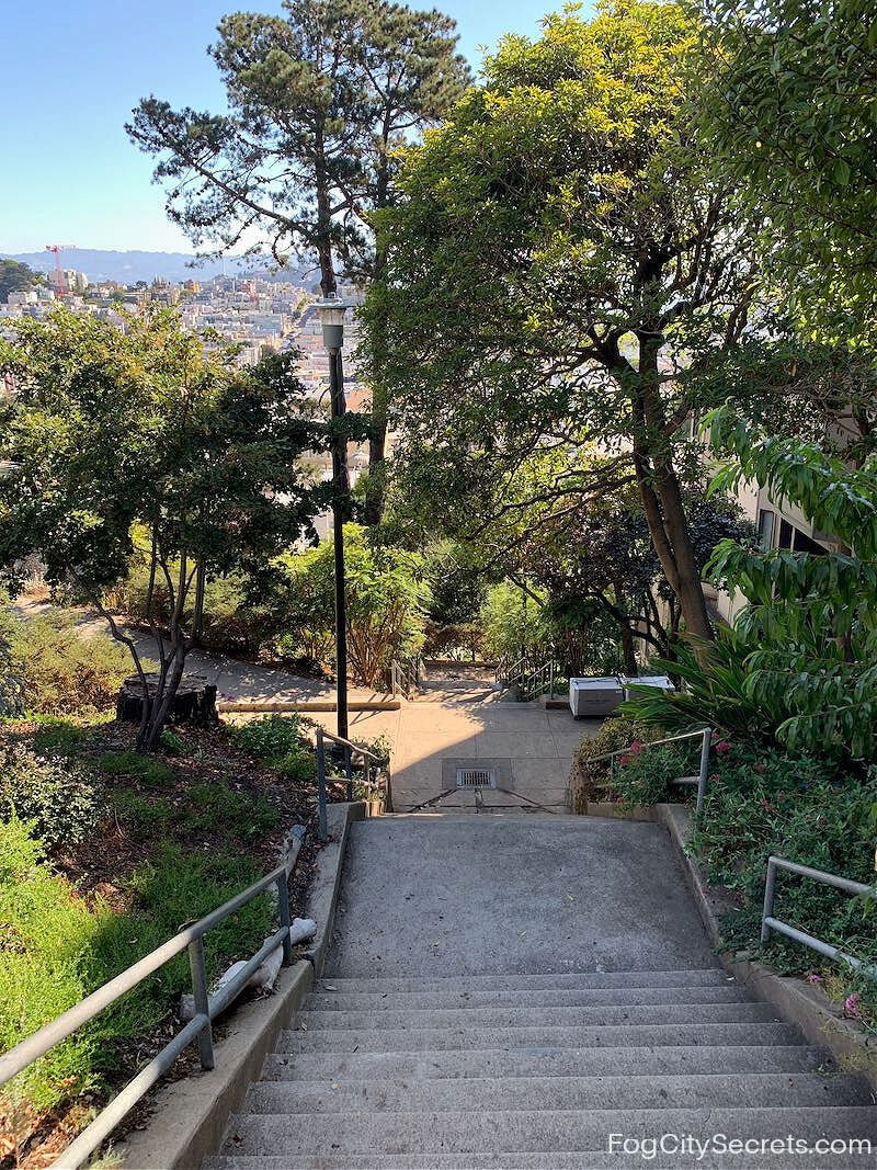 Ina Coolbrith Park stairs