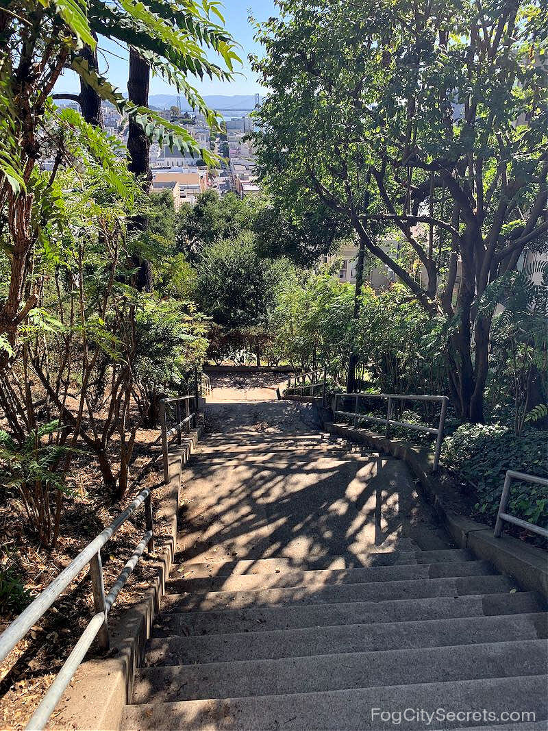 Ina Coolbrith Park stairs