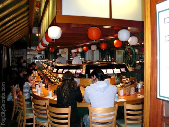 San Francisco Antown A Local S Tips On What To See And Do Sushi Boats At Isobune Restaurant In Antown