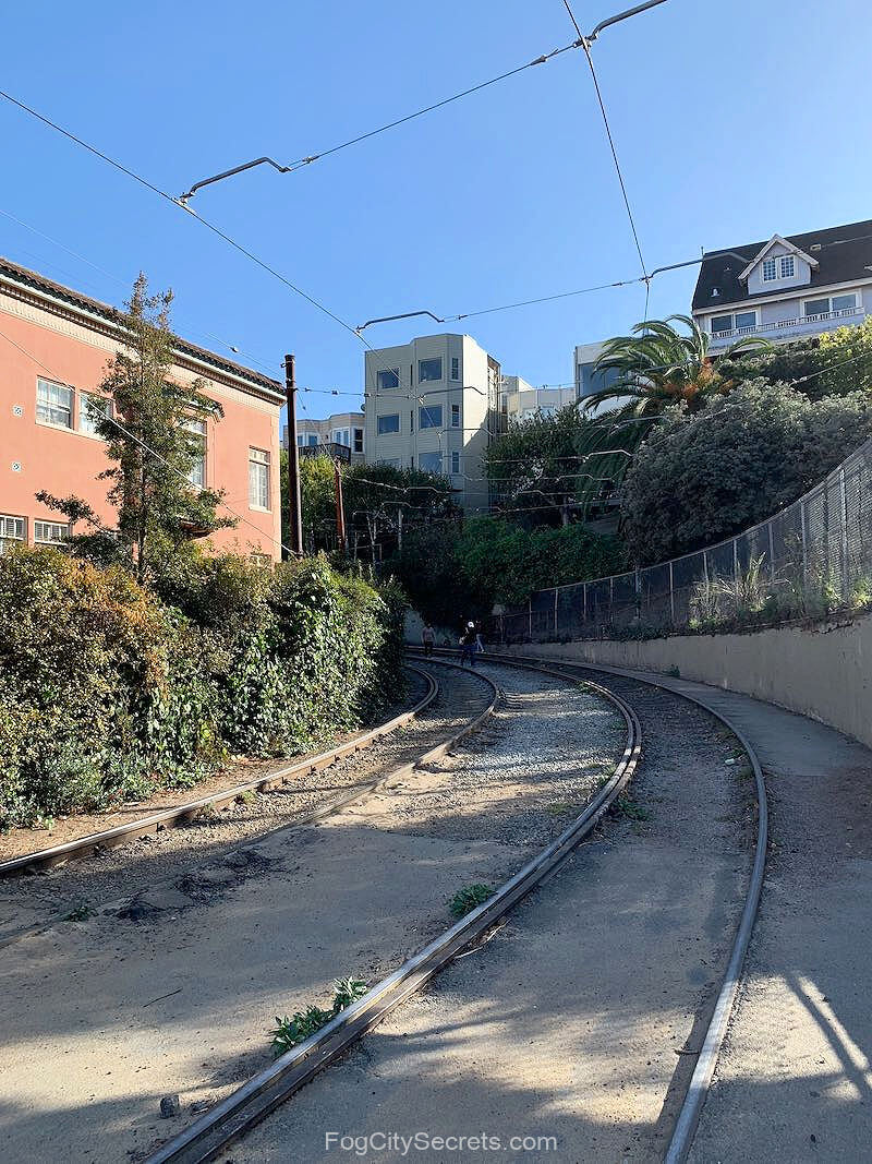 J-Church tracks climbing the hill