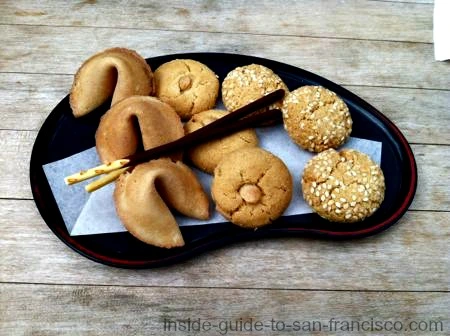 Assorted cookies at the Japanese Tea Garden tea house Assorted cookies at the Japanese Tea Garden tea house