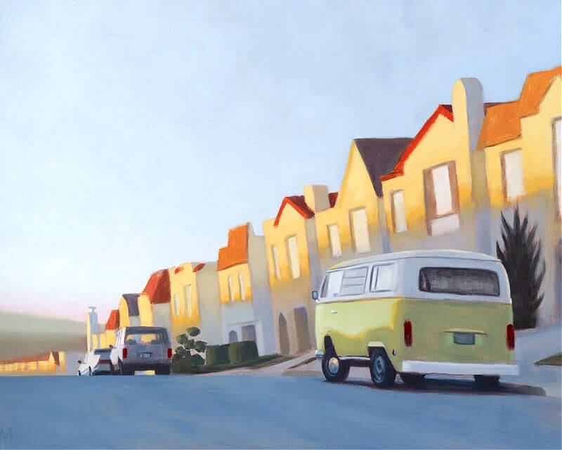 39th Avenue oil painting john musgrove